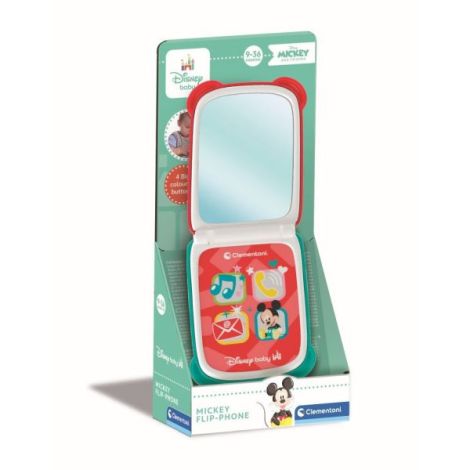 Clementoni - Telefon flip Mickey Mouse care dezvolta abilitatile motorii fine si simtul tactil - imagine 7